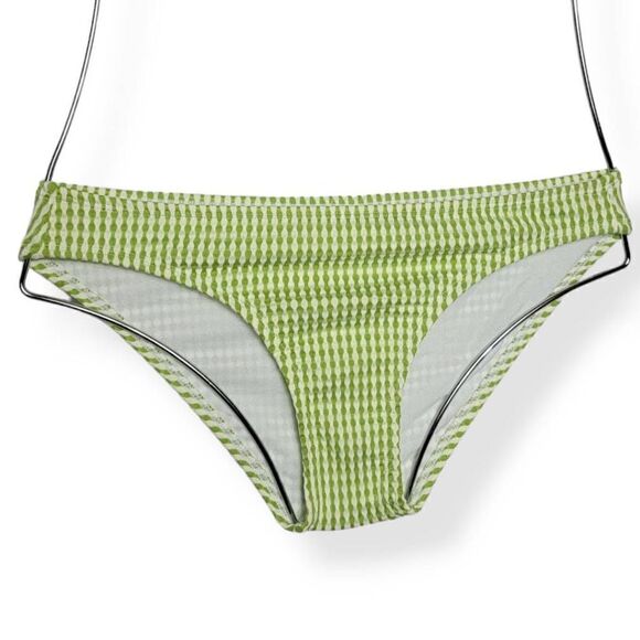Xhilaration Green textured Cheeky Bikini Bottom Small Jrs - Picture 1 of 3